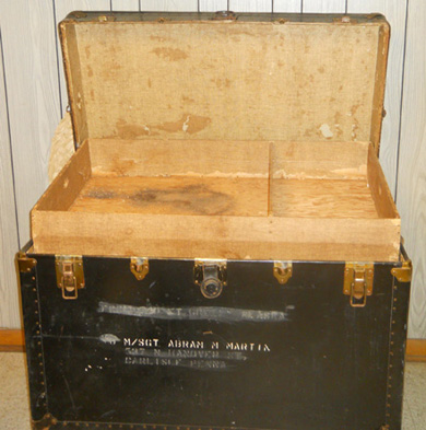 WWII Army trunk