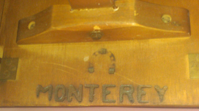 Monterey drop leaf table mark