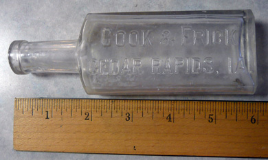 Cook & Frick bottle