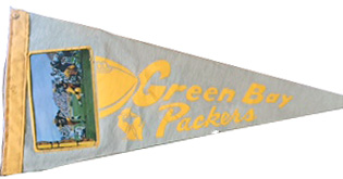 Green Bay Packers pennant