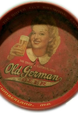Original Cumberland Old German Beer tray