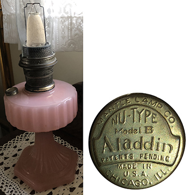 Aladdin Model B oil lamp