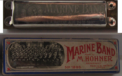 Hohner Marine Band harmonica No. 1896