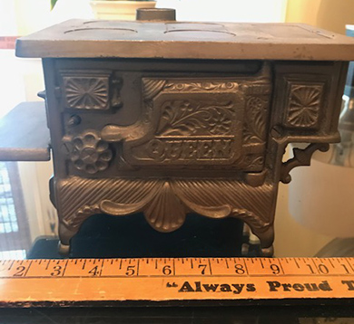 Child's "Queen" toy cast iron stove