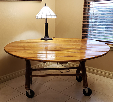 Old Hickory dropleaf table