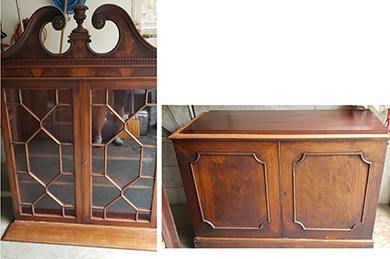 Colonial Revival Governor Winthrop cabinet top