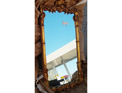 Louis Bierfeld Company Chippendale-style Colonial Revival mirror