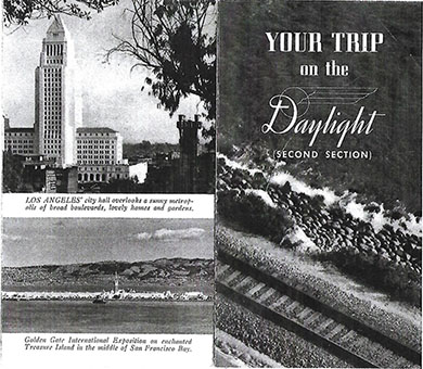 Southern Pacific "Daylight" trip flyer