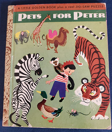 "Pets for Peter" Little Golden Book